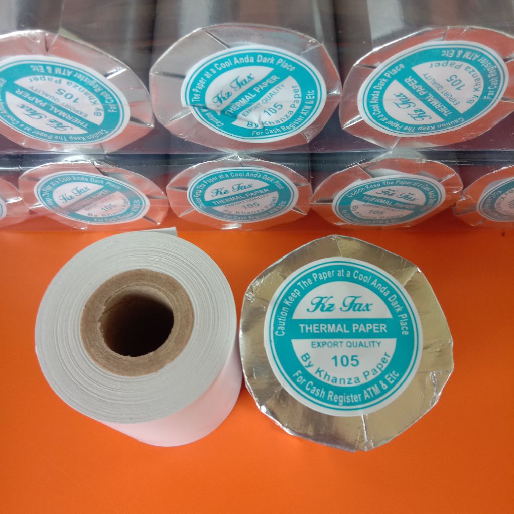 

Kertas Setruk thermal edc ukuran 57, 58x37mm