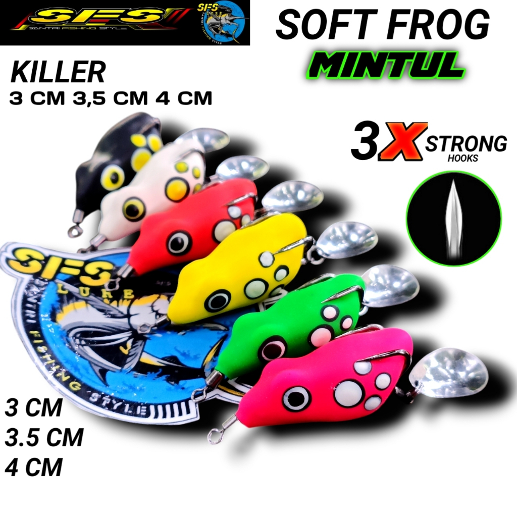 Soft frog mintul soft frog killer sof rog umpan gabus toman soft frog umpan pancing katak palsu soft