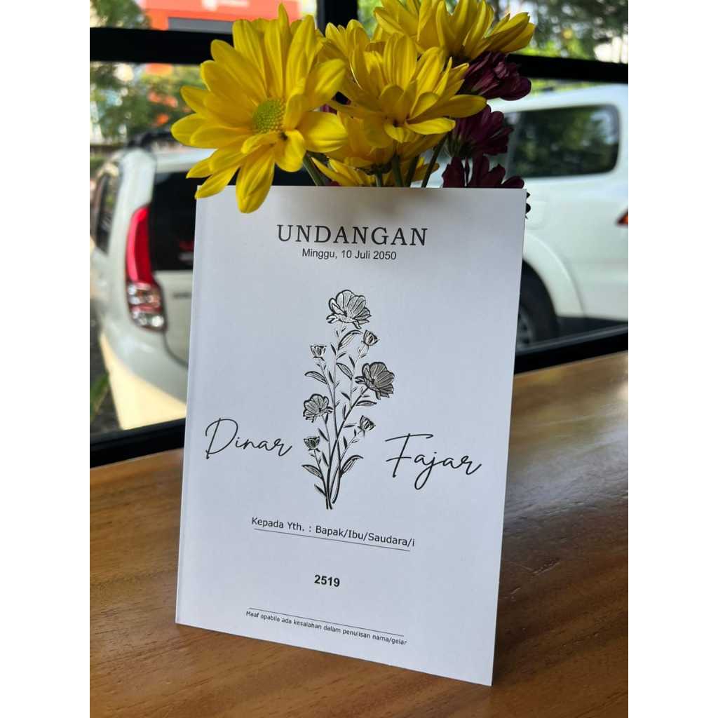 UNDANGAN BLANGKO ERBA 2519