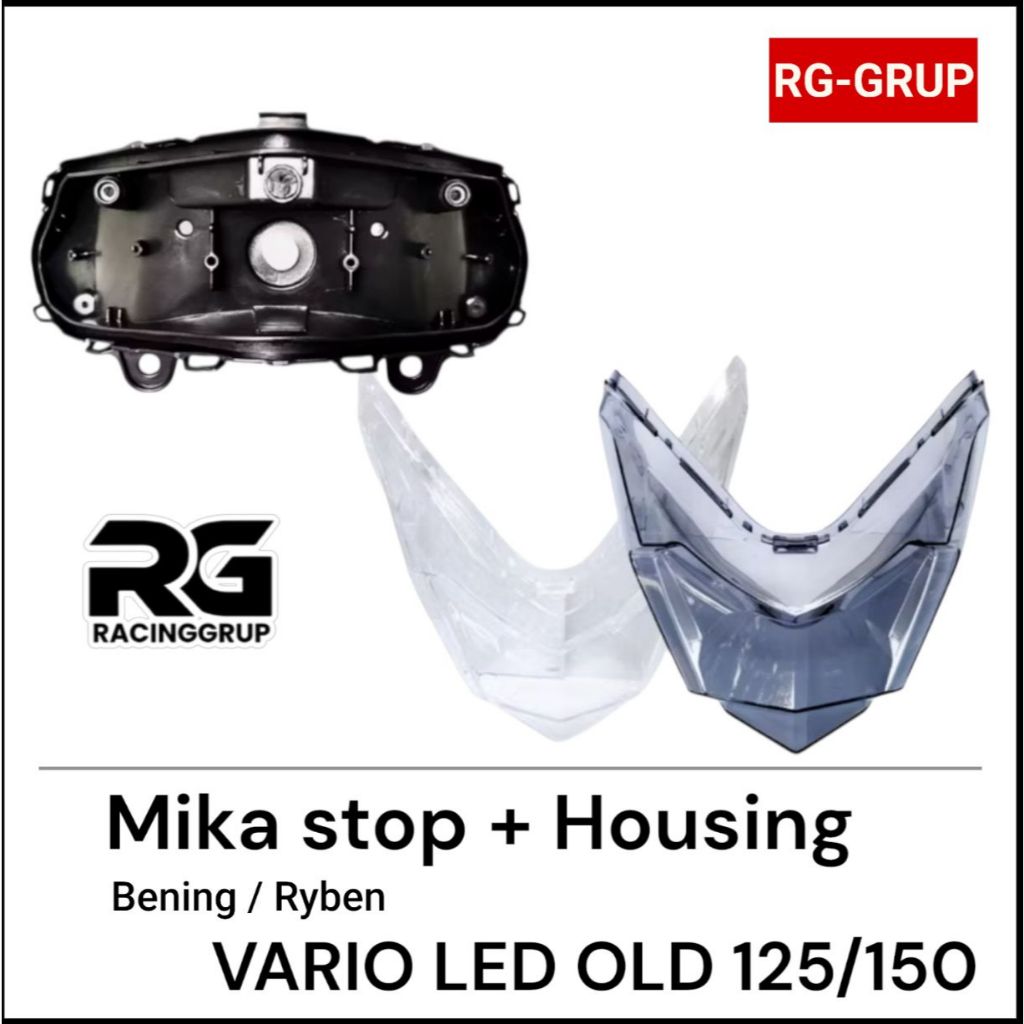 RACINGGRUP PAKET MIKASTOP STOPLAMP + HOUSING REFLEKTOR VARIO 125/150 LED OLD HOUSING VARIO MIKASTOP