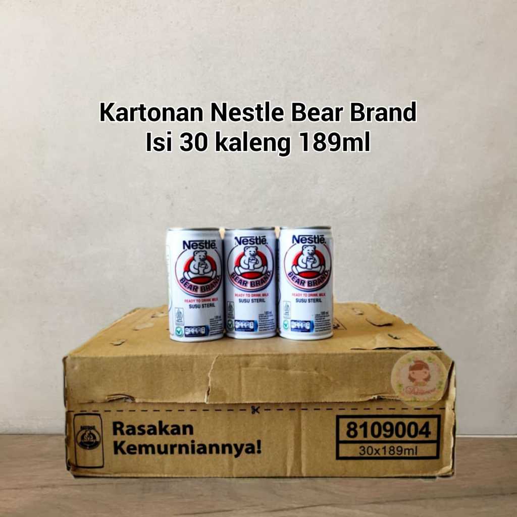 

Nestle Bear.brand susu steril sekarton isi 30 kaleng 189 ml susu beruang susu sapi murni ( ds bgr )