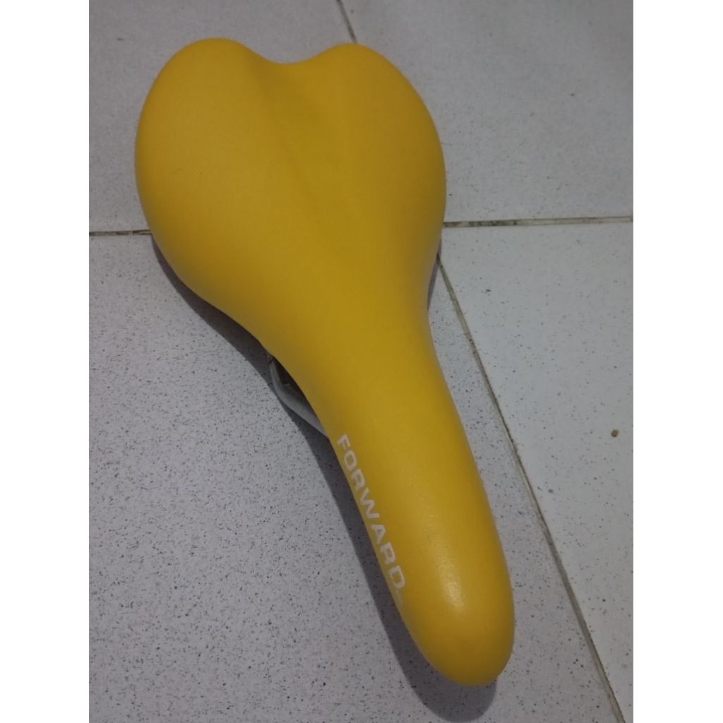 jok saddle sepeda mtb fixie road bike kuning