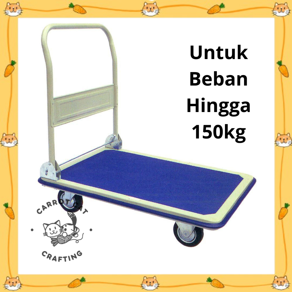 Troli 150KG / handtruck / troli / trolley /dorongan lipat barang