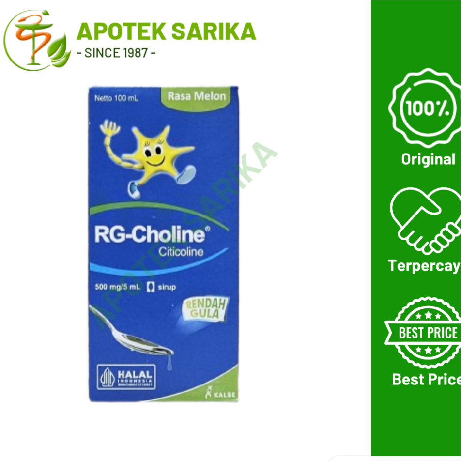 Rg Choline Sirup Botol 100Ml Rasa Melon