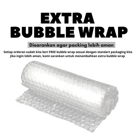 

EXTRA BUBBLE WRAP TAMBAH BUBBLE UNTUK PACKING