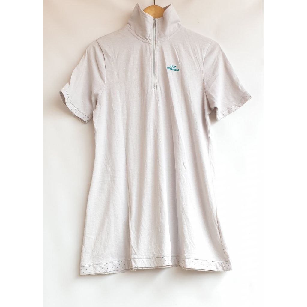 ♡ Polo Shirt Baju Golf Sportwear Merek UP RENOMA Pakaian Olahraga Lengan Pendek Tunik Pria Unisex Th