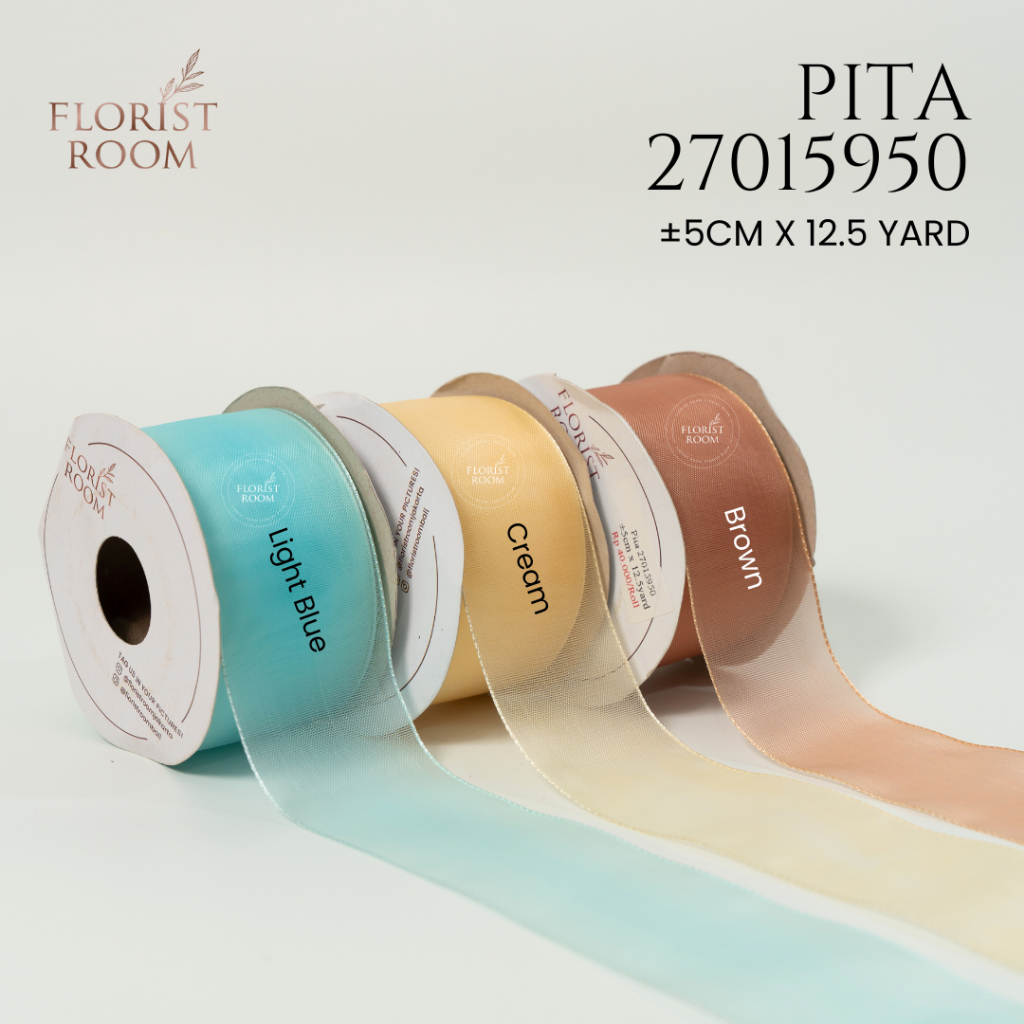 

Pita 27015950 ±5cm x 12.5yard - Ribbon - Buket - Hamper - Florist