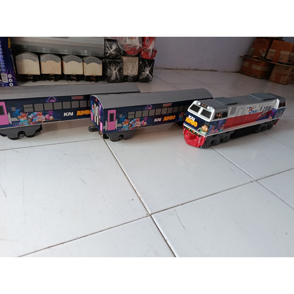 satu set cc206 versi KAI jumbo