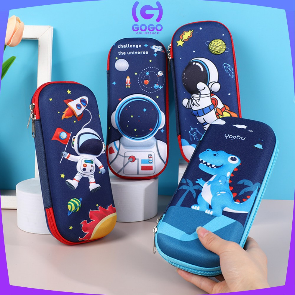 

EC GOGO-A39 Kotak Pensil 3D Karakter Timbul Tempat Pensil Anak Sekolah TK / Tempat Penyimpanan Alat Tulis Anti Air Import