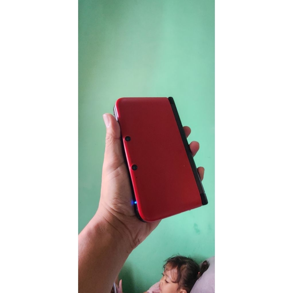 Nintendo 3ds XL CFw mulus merah