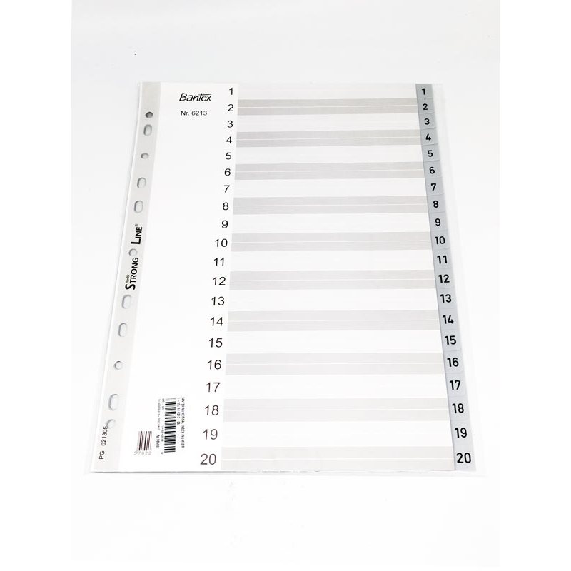 

Bantex Divider A4 6213 - Index 20 Pages