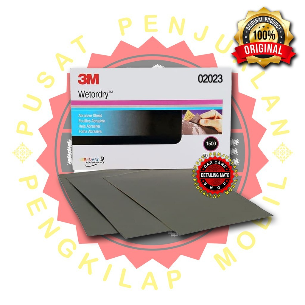 3M Amplas P-1000 Amplas halus dengan grade 1000