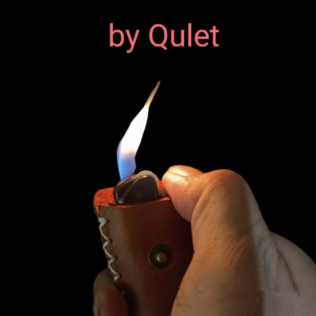 Sarung Korek Api Kulit asli