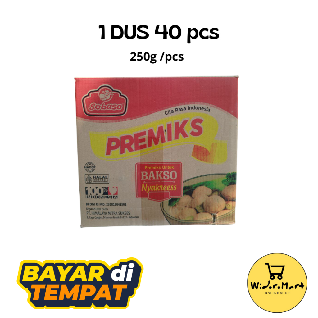 

SOBASO PREMIKS NYAKRESS 250G (1dus) 40pcs