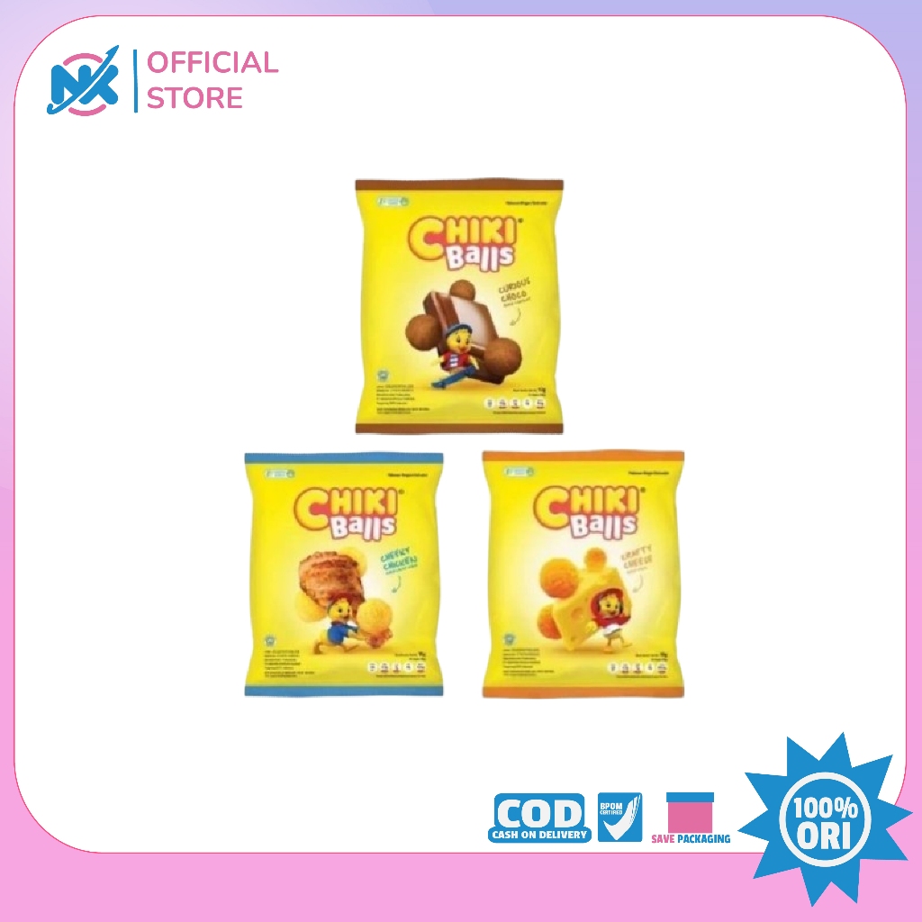 

Chiki Balls Coklat Snack 200 Gr 100 Gr - Kaldu Ayam Keju