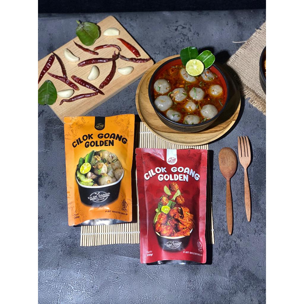 

Cilok Goang Golden Kemasan Instan Khas Tasikmalaya Golden Street Food