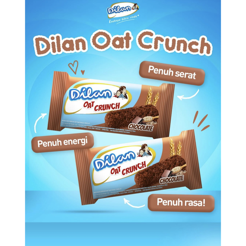 

Dilan Oat Crunch Bar Coklat Praktis Camilan Bergizi dan Penuh Rasa