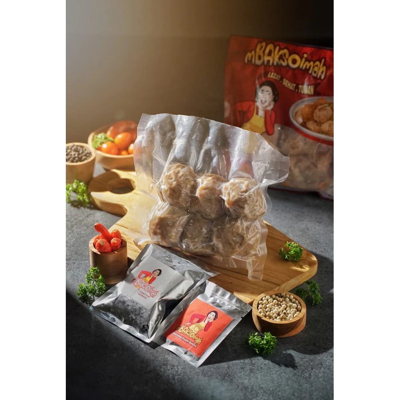 

mBAKSOimah Bakso Urat Jumbo (1 pack isi 6 pcs)