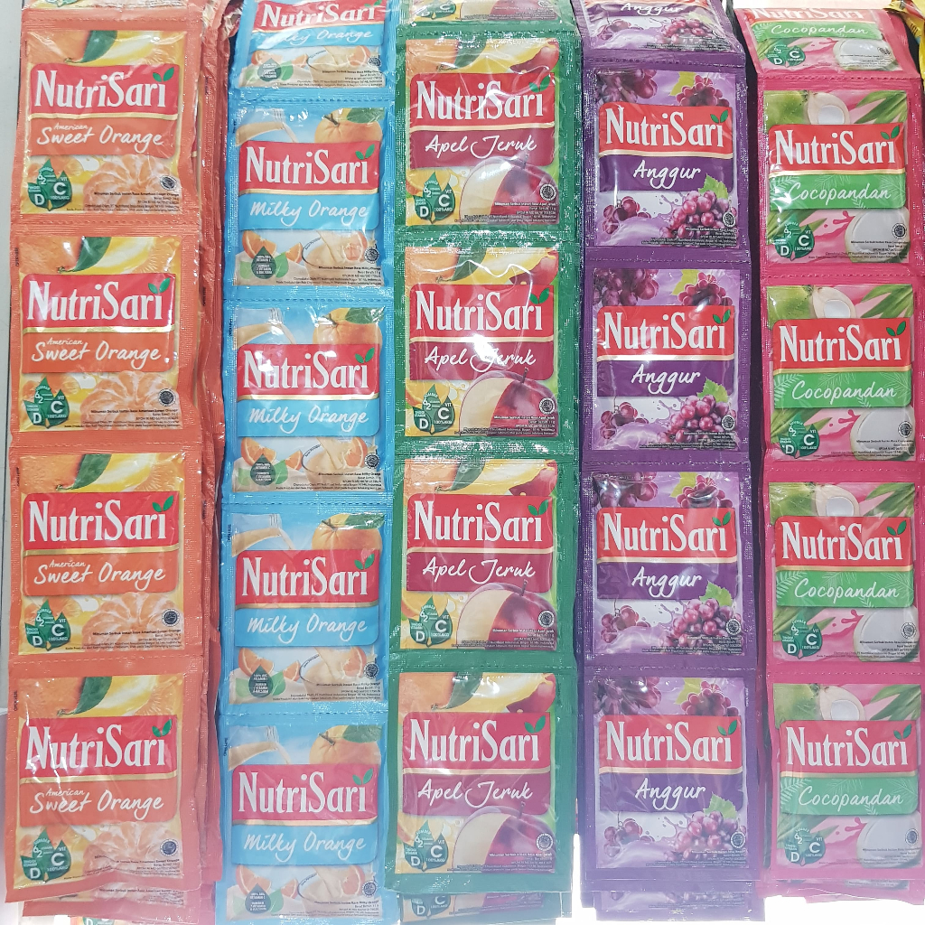 

NutriSari Aneka Rasa Renceng isi 10 Sachet