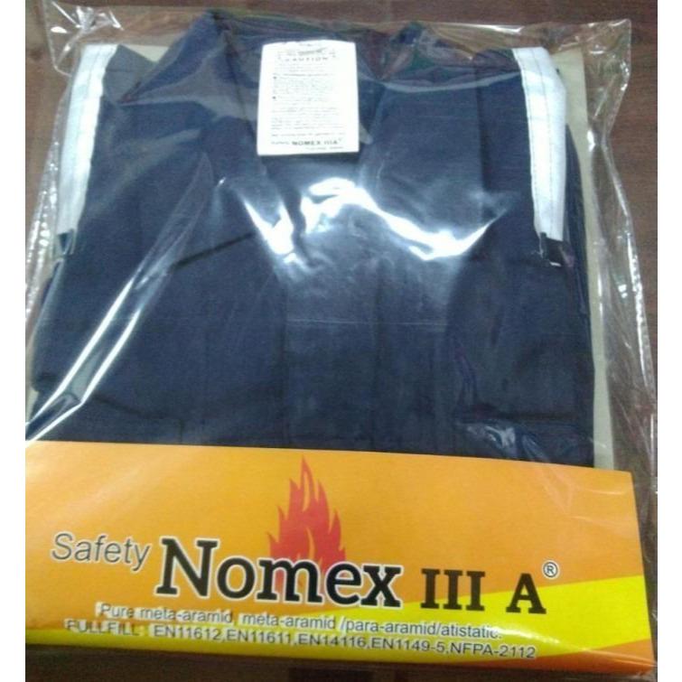 Wearpack Coverall NOMEX Navy Blue - Coverall Baju kerja NOMEX IIIA