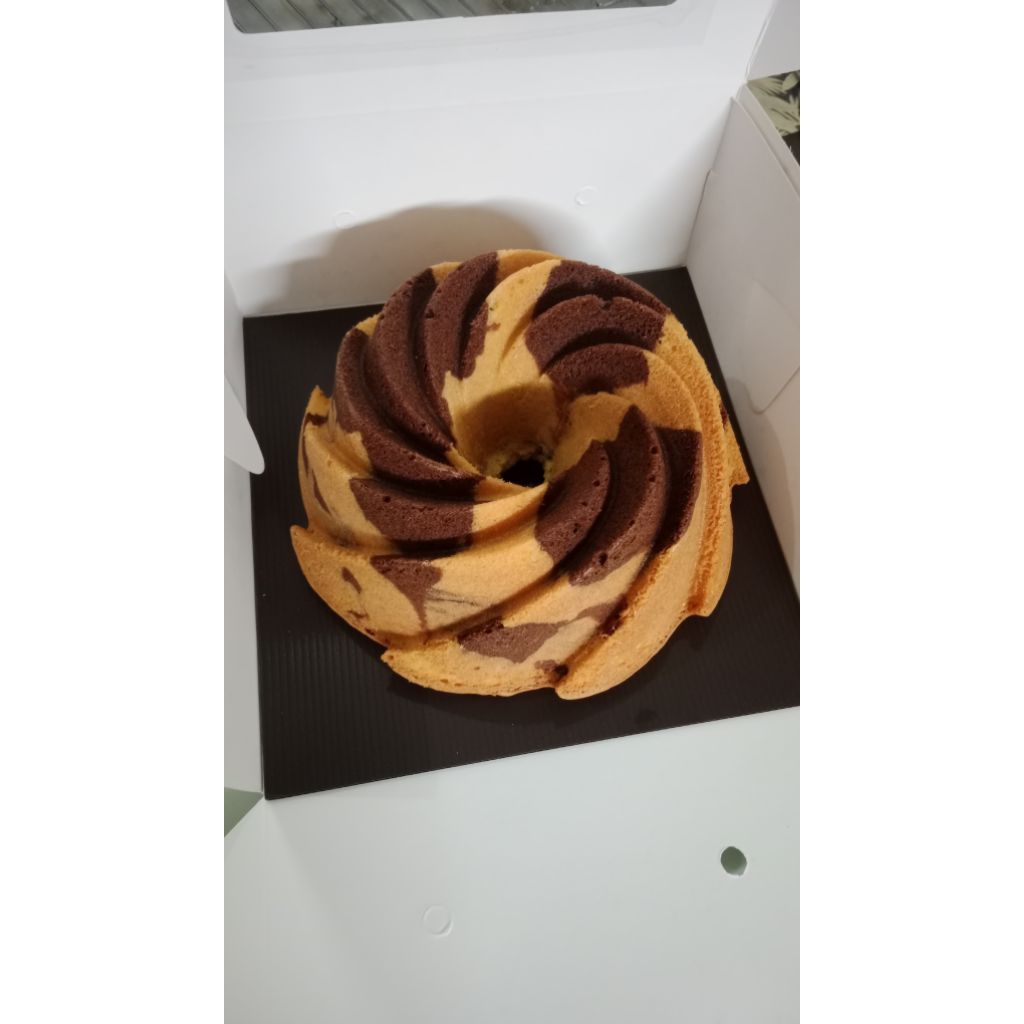 

Marmer Cake/Bolu Ketan keju Lumer