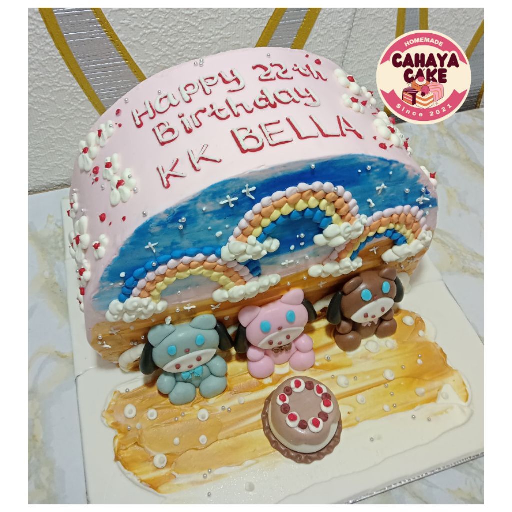 

Custom Cake / Kue Ulang Tahun Anak Perempuan/ Kue Ultah Boneka