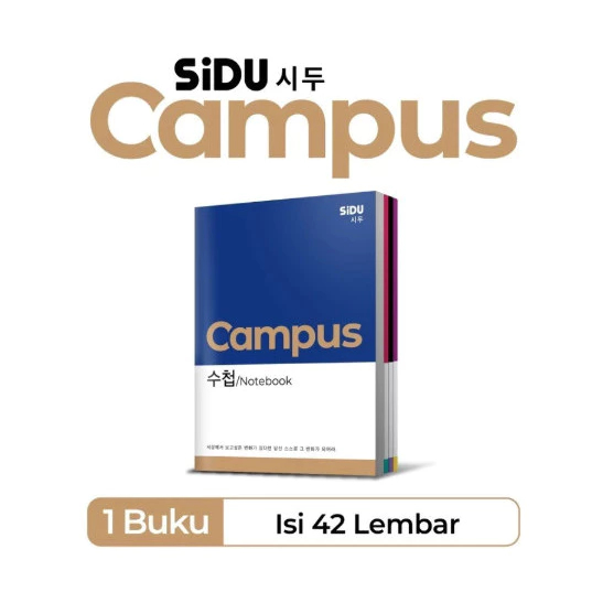 

(PACK) Buku Tulis Sidu Campus 42 Lembar Isi 5 Buku / Buku Tulis Boxy B5 Kampus