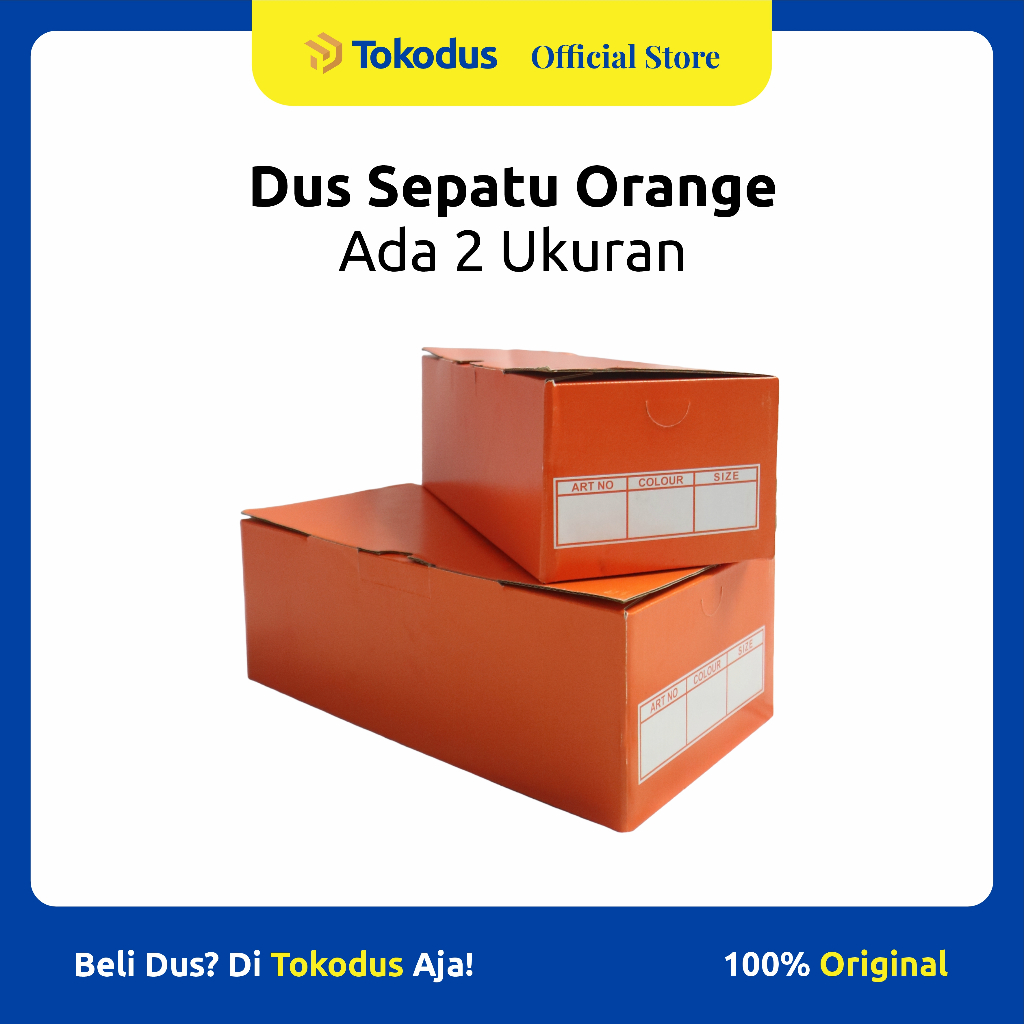 

Dus Sepatu | Dus Sendal | Warna Orange Uk 26,5 x 12 x 9 (Small) & Uk 28,5 x 14,5 x 10 cm (Medium)