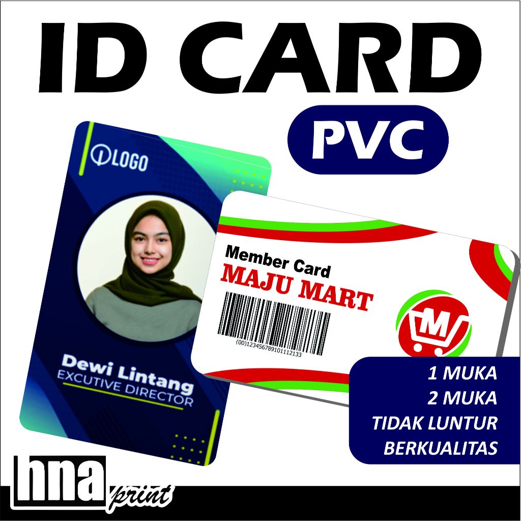 

ID CARD MEMBER CARD BAHAN PVC