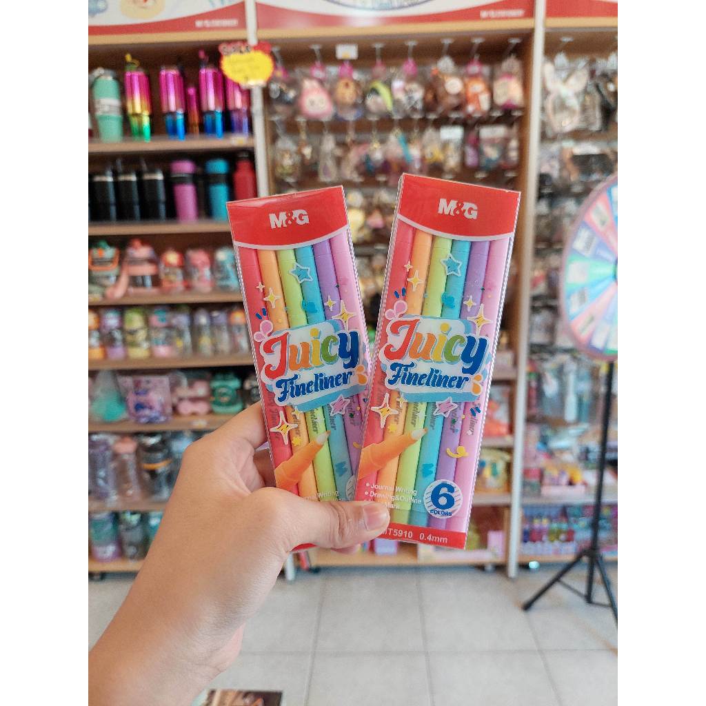 

M&G JUICY FINELINER 6 COLORS 0.4mm