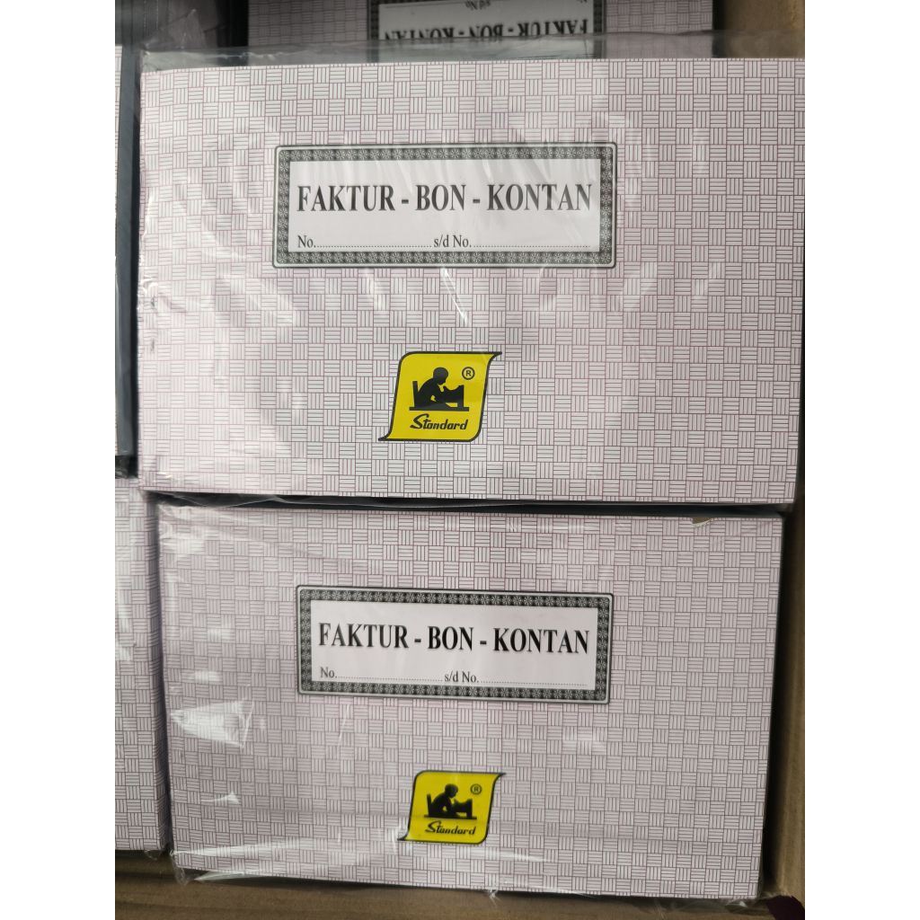 

Bon Faktur Rangkap 3 Kecil Standard/buku nota buka samping