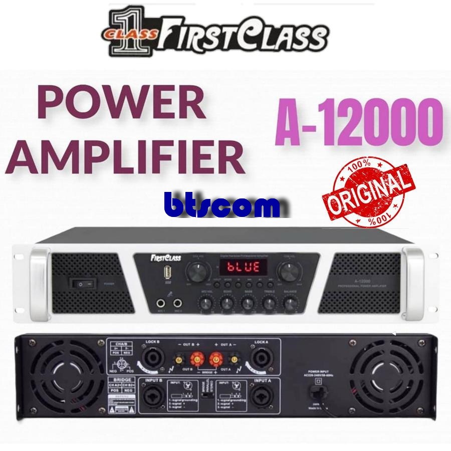 Power audio firstclass a 12000 originsl power firstclass a12000