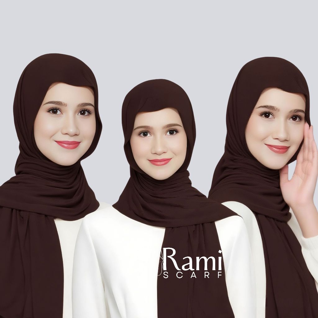 Pashmina Kaos Rayon Premium Size 180x75 Style Korea Hijab Kekinian