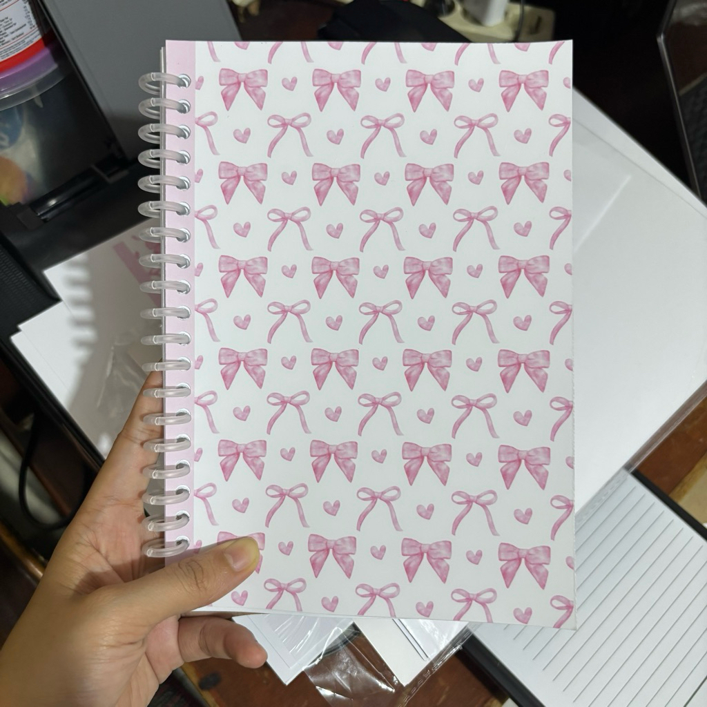 

Notebook A5 Spiral reusable Soft Cover Laminasi Waterproof