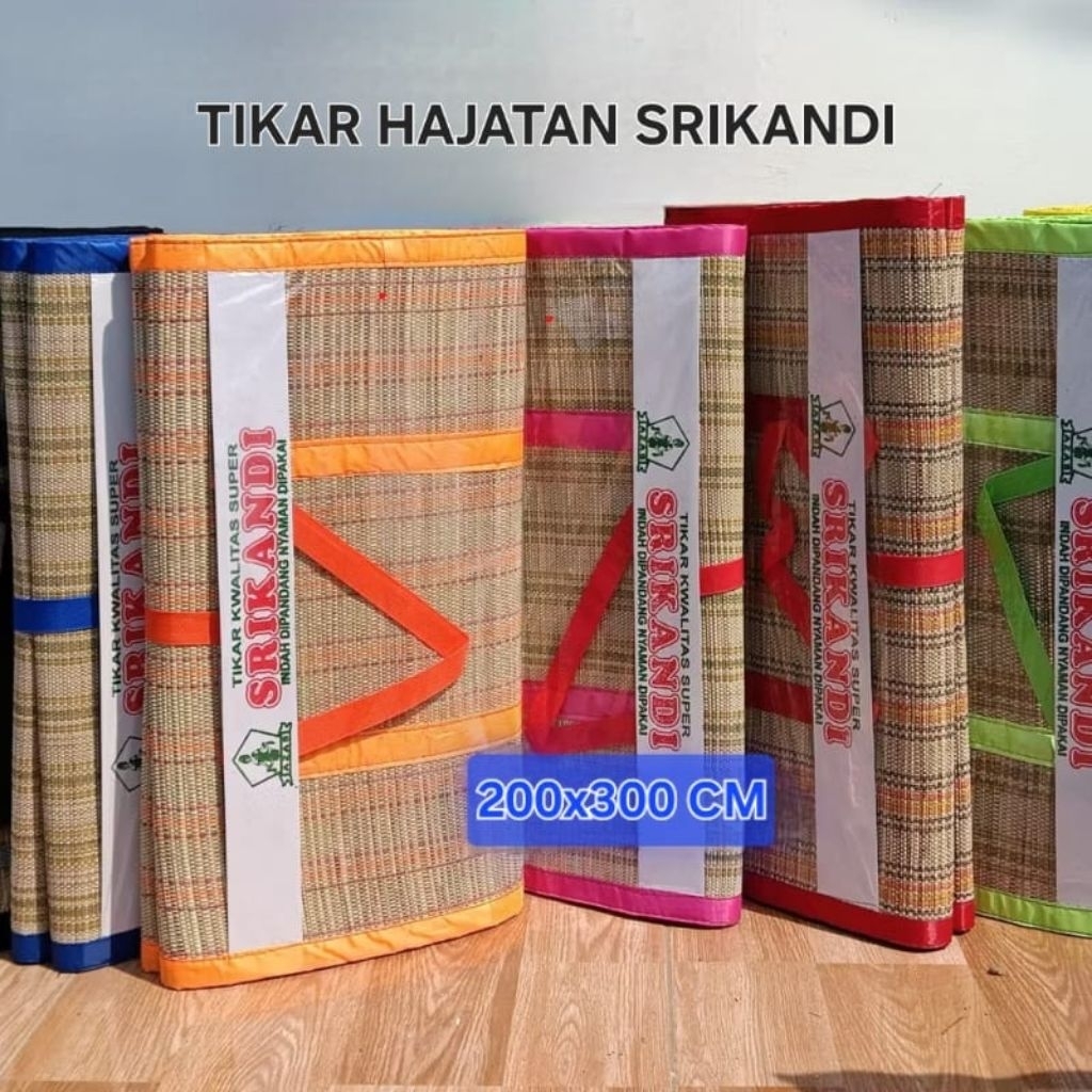 TIKAR LIPAT MENDONG SRIKANDI JUMBO 300x200 CM / TIKAR LIPAT PIKNIK SRIKANDI / TIKAR PIKNIK