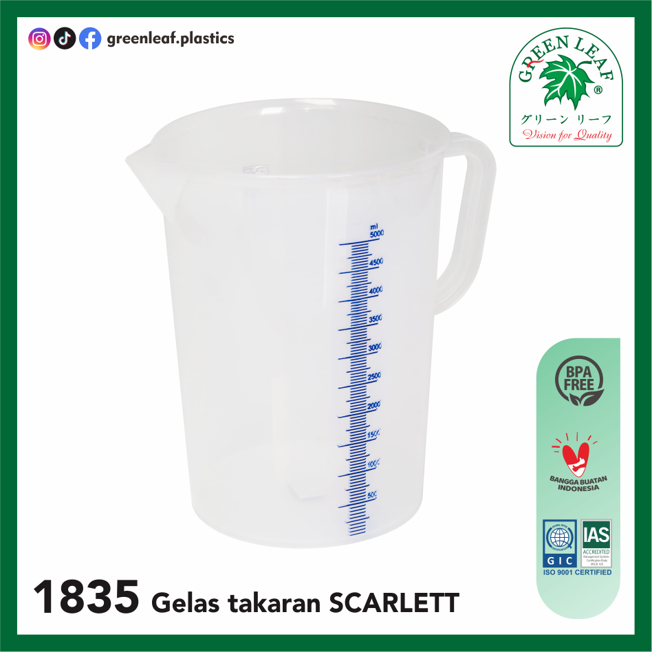 GREEN LEAF SCARLETT Measuring Cup - 5 L (1835)