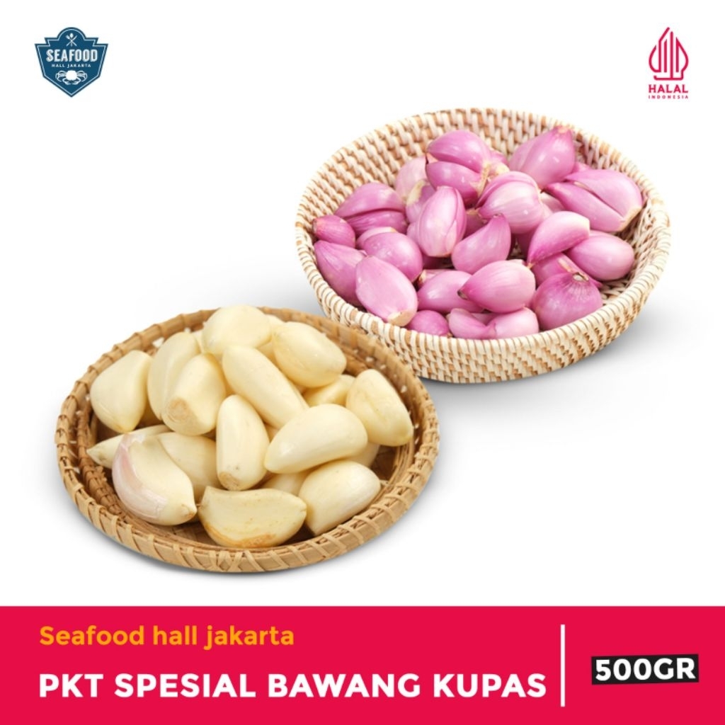 

Paket Bawang Kupas Bersih Siap Masak 500gram