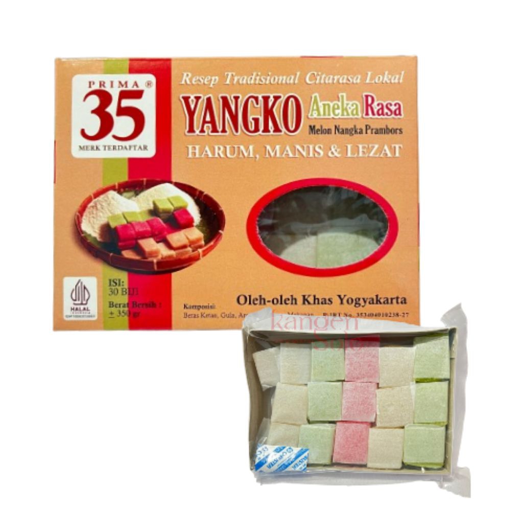 

Yangko Camilan Manis Aneka Rasa Prima 35 Isi 30 Biji
