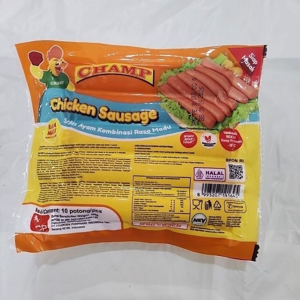 

CHAMP SOSIS AYAM KOMBINASI MADU