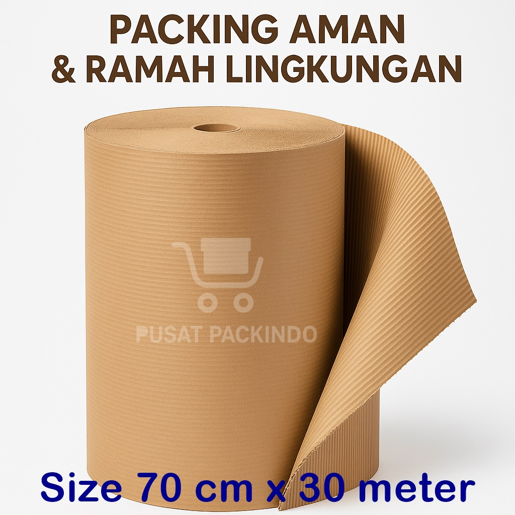

Kardus Roll 70 cm Single Face Bergelombang / Alas Packing