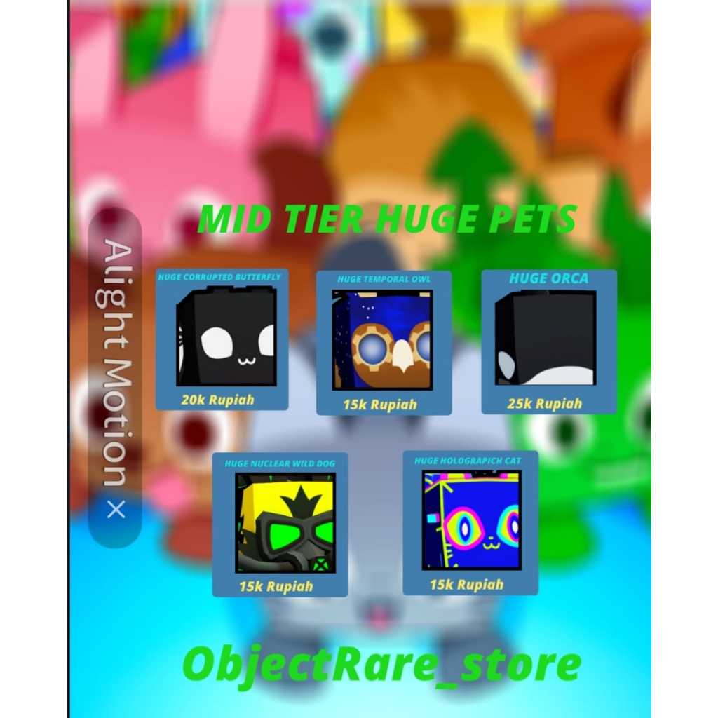 Mid Tier Huge pet sim 99