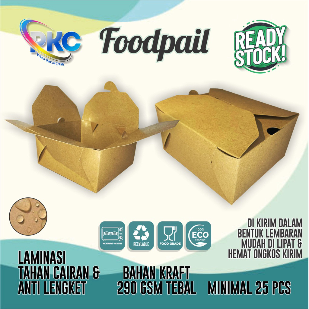 

Food Pail/ Rice Box size M/ Kemasan food pail/ Box food pail
