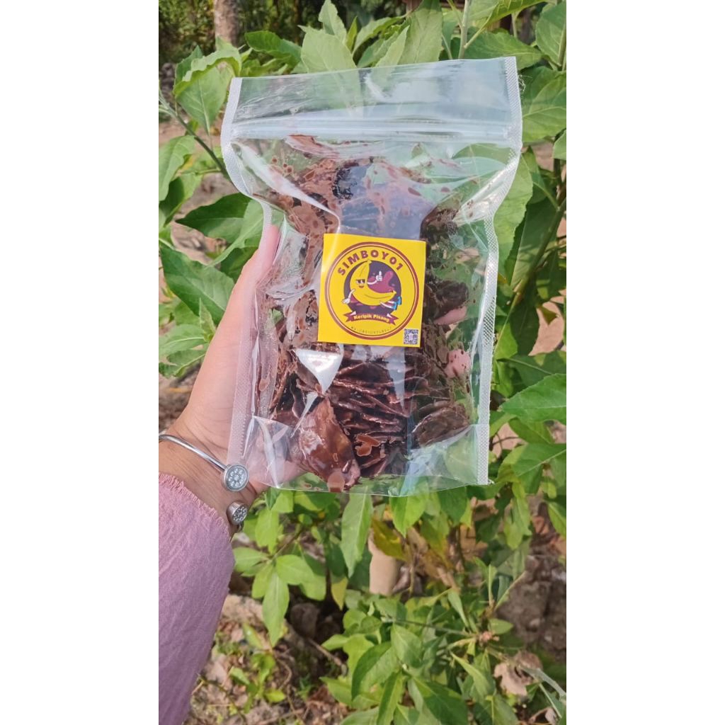 

keripik pisang simboy,keripik pisang coklat lumer di mulut