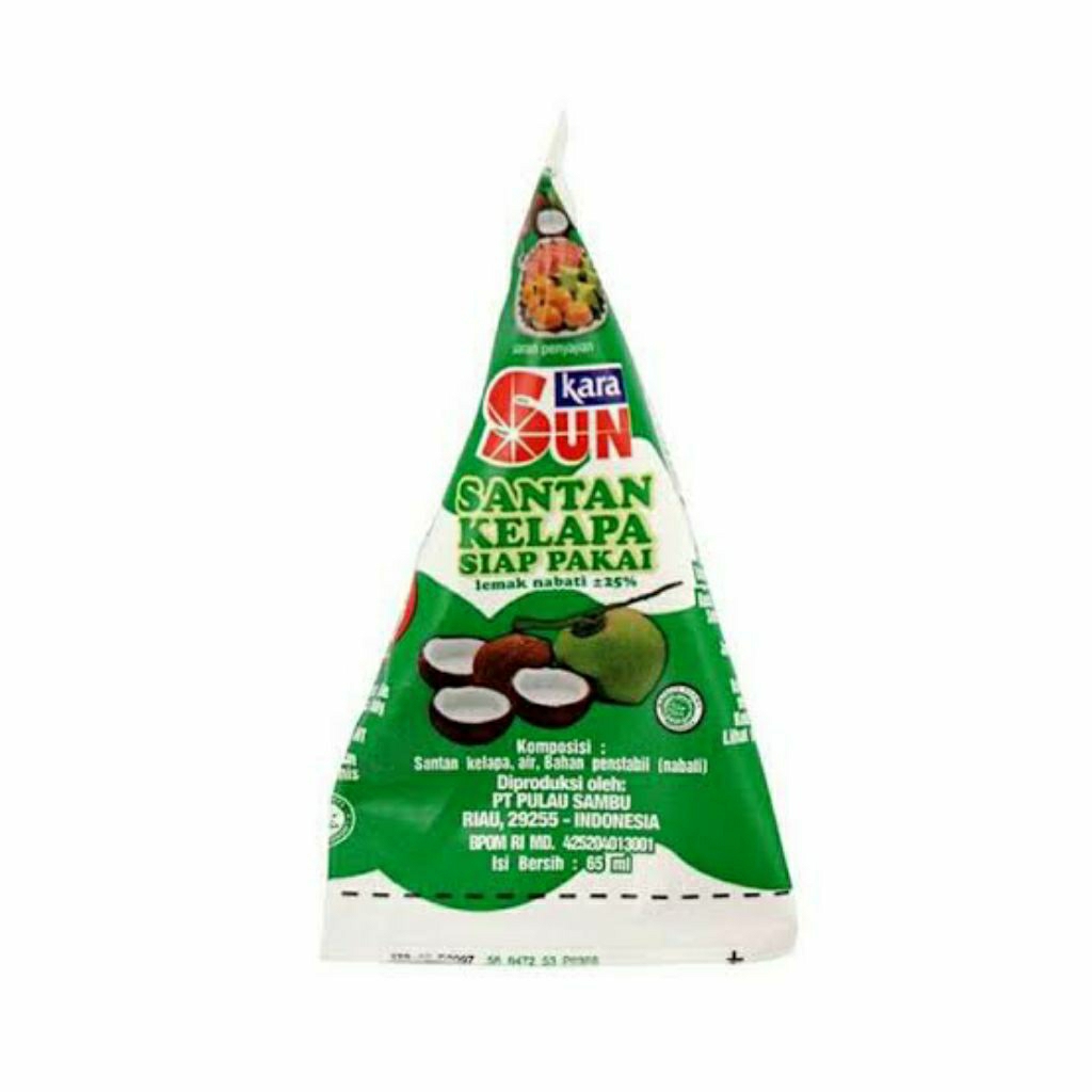 

Sun Kara Santan Kelapa 65 ml.