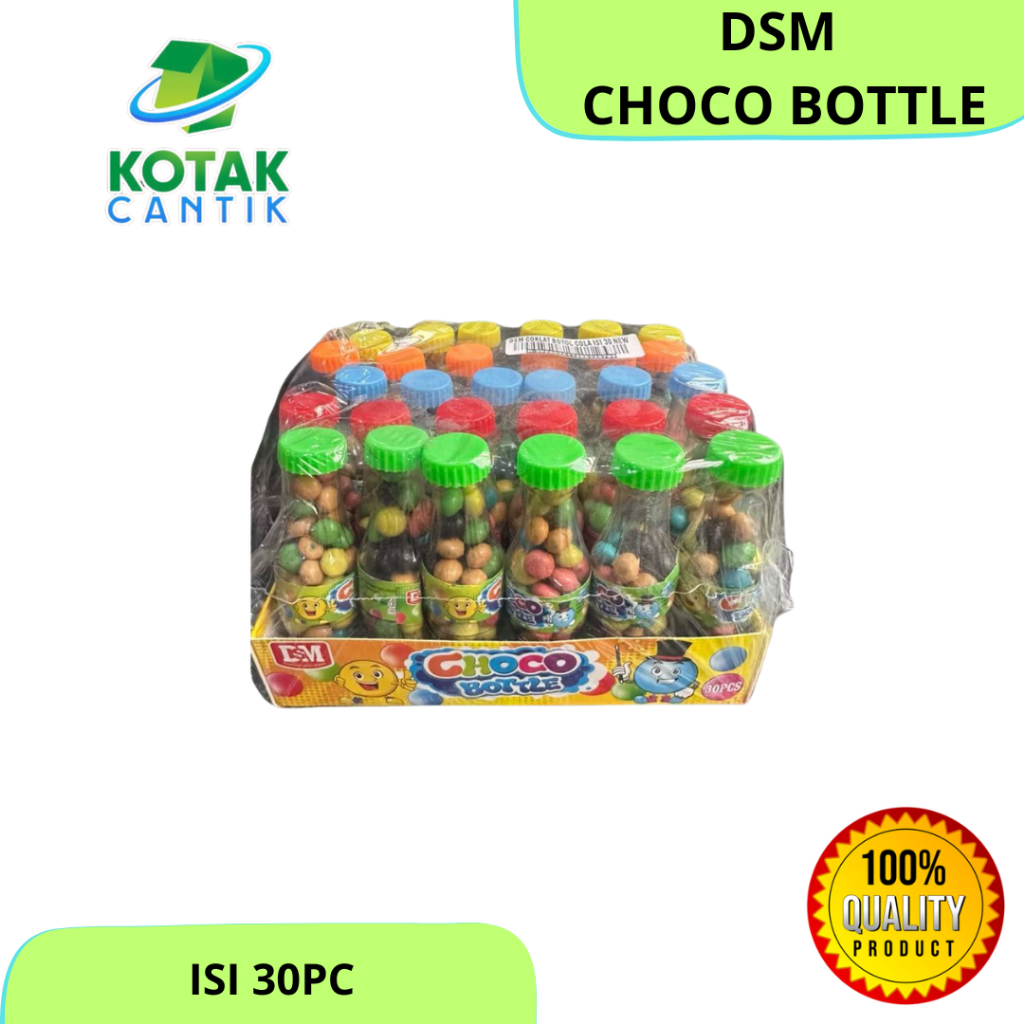 

DSM CHOCO BOTTLE COKLAT BOTOL COLA ISI 30pc