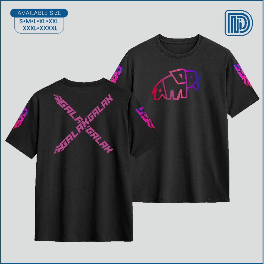 Tshirt  Kaos Galak Galak Racing Team V3 Kaos Balap Motor Aceh Lengan Pendek 24s