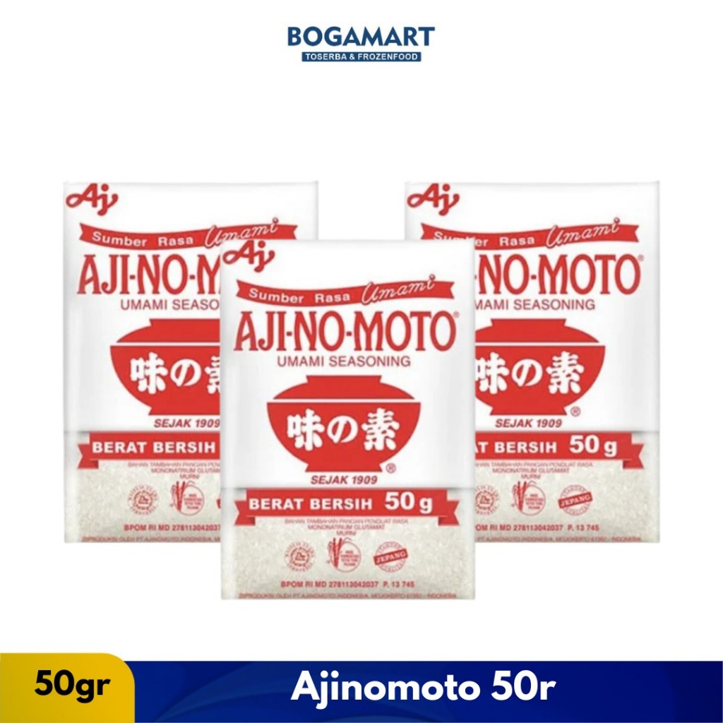 

Ajinomoto 50gr 1Pack Isi 20Pcs