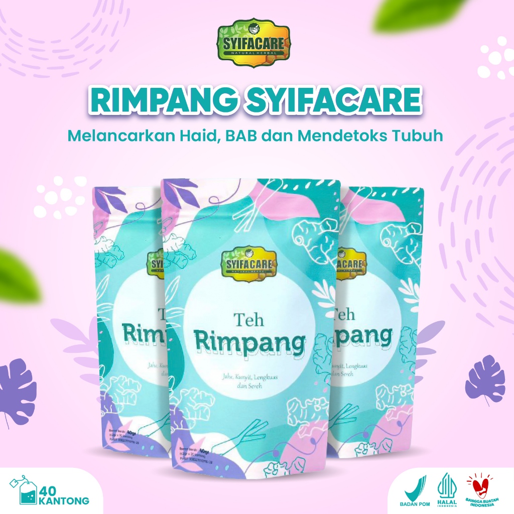 

Teh Celup Rimpang Bahan Bahan Alami 100% Tanpa Bahan Pengawet Resep Jsr