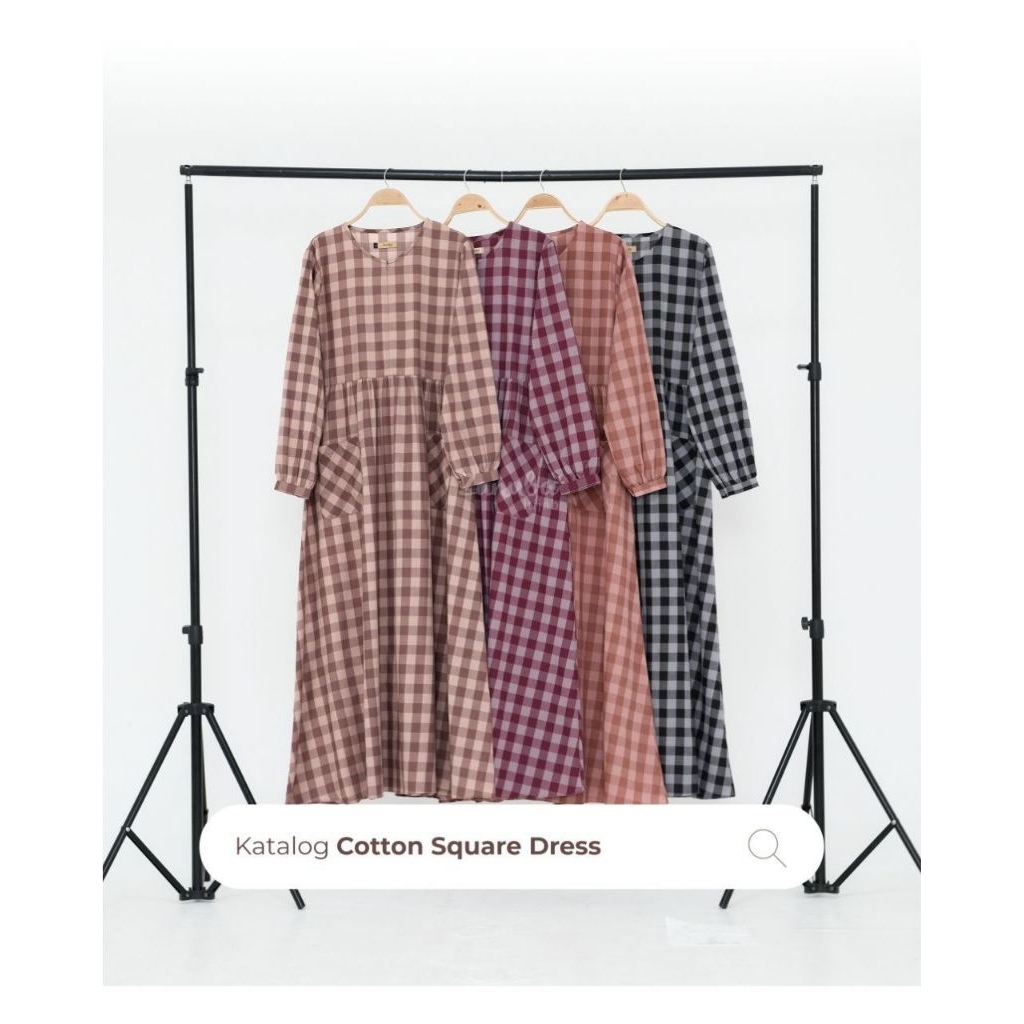 Cotton Square Dress By Zanuba (Gamis Only Tanpa Jilbab)
