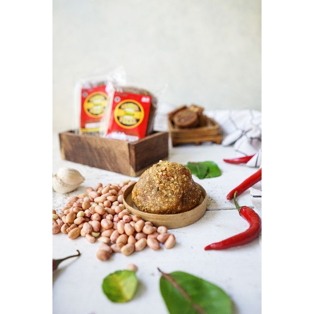 

sambel pecel cap jawa 1kg varian rasa extra pedas pedas sedang dan tanpa cabe komplit